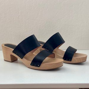Madewell Clara Clog Sandal Black GUC sz 9.5
